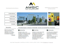 Tablet Screenshot of amsic.at
